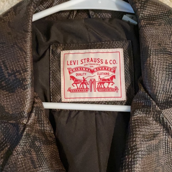 Levi’s Snakeskin Leather Jacket - Picture 2 of 4